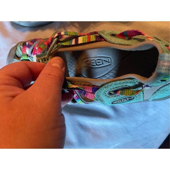 Keen Kids Multicolor Whisper Raya Fusion Beach Outdoor Sport Sandals Size 4 - Picture 6 of 7